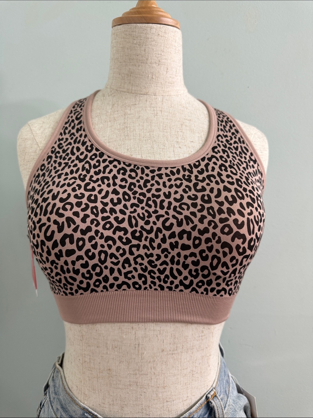 NWT Puma Sports Bra Leopard Print All Sizes Available S to XL